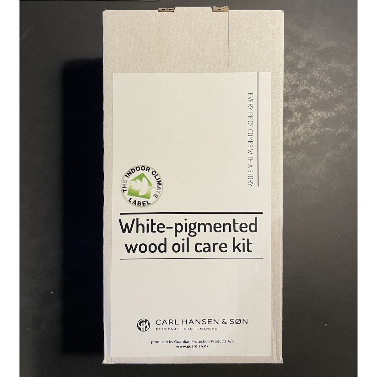 Care kit for white oiled wood