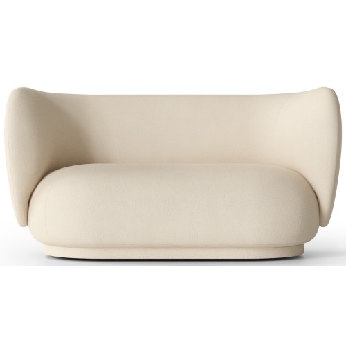 Rico 2-seater sofa – Brushed off-white - Ferm Living