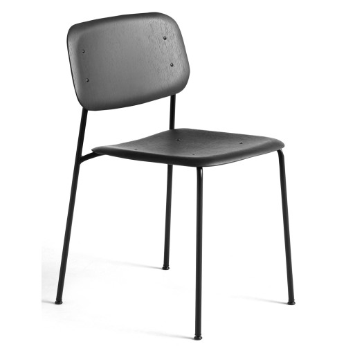 soft black oak + black legs - Soft Edge 40 chair - HAY