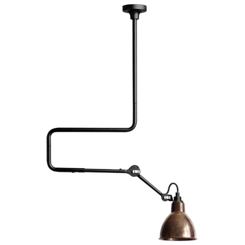 black / round raw copper - Gras 312 - pendant - DCW éditions