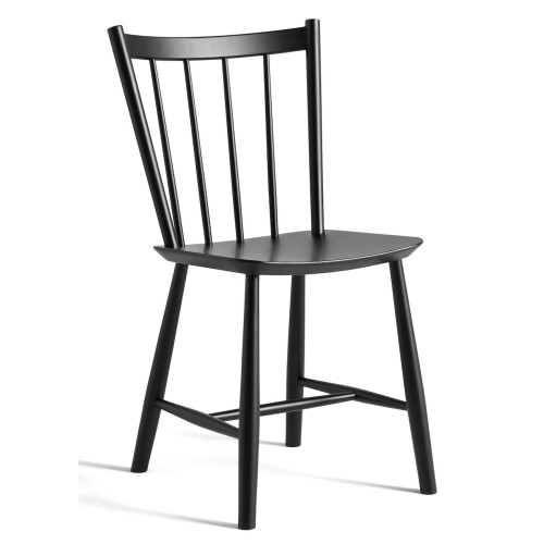 Black stained beech - J41 chair - HAY