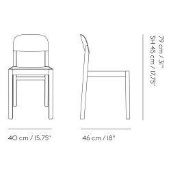 black - Workshop chair - Muuto