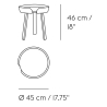 blanc – S – Table Around - Muuto