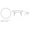 blanc - XL - Table Around - Muuto