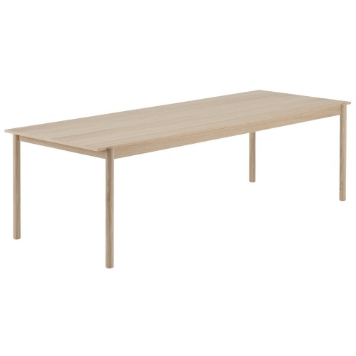 260 x 90cm oak - Linear dining table - Muuto