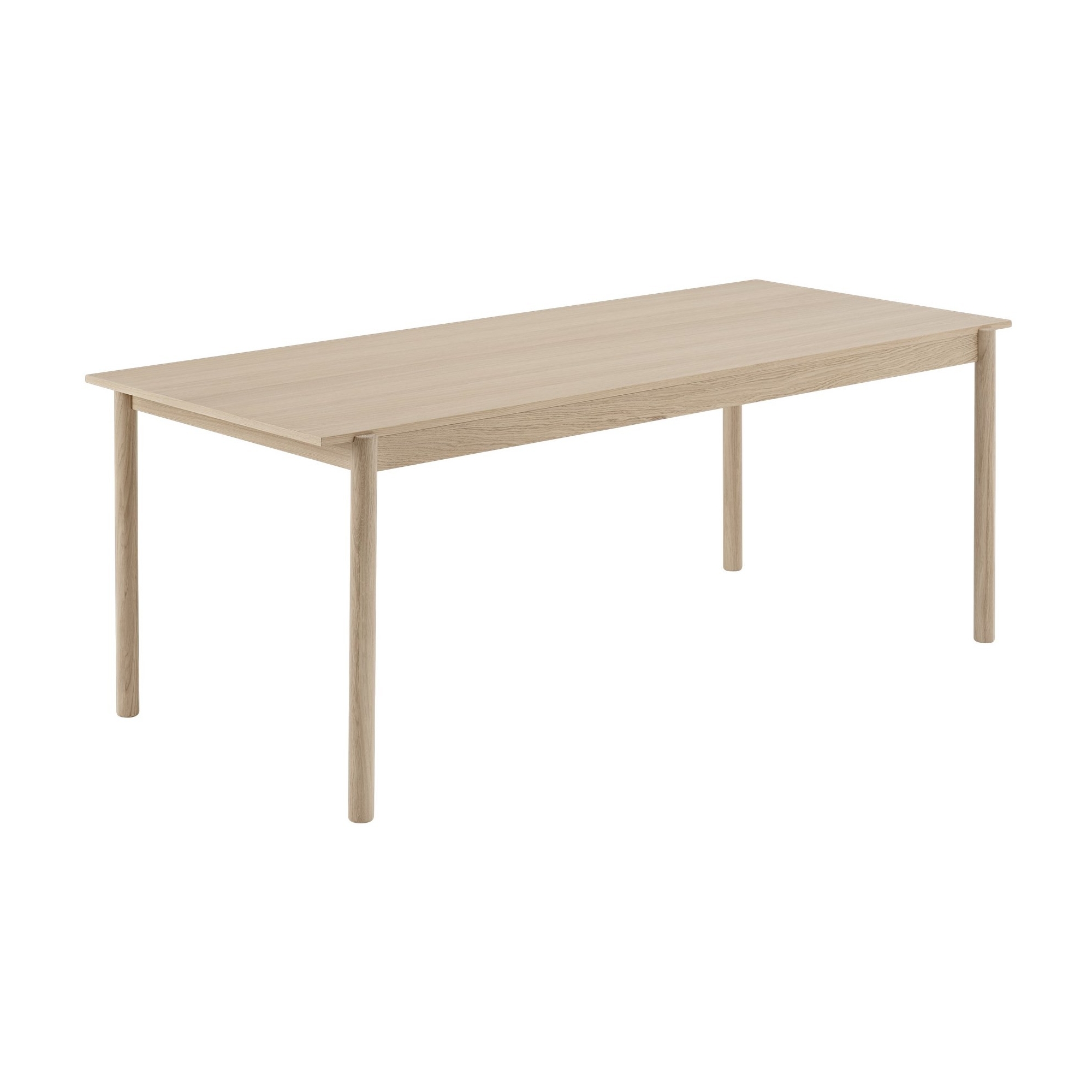 200 x 90cm chêne - table Linear - Muuto