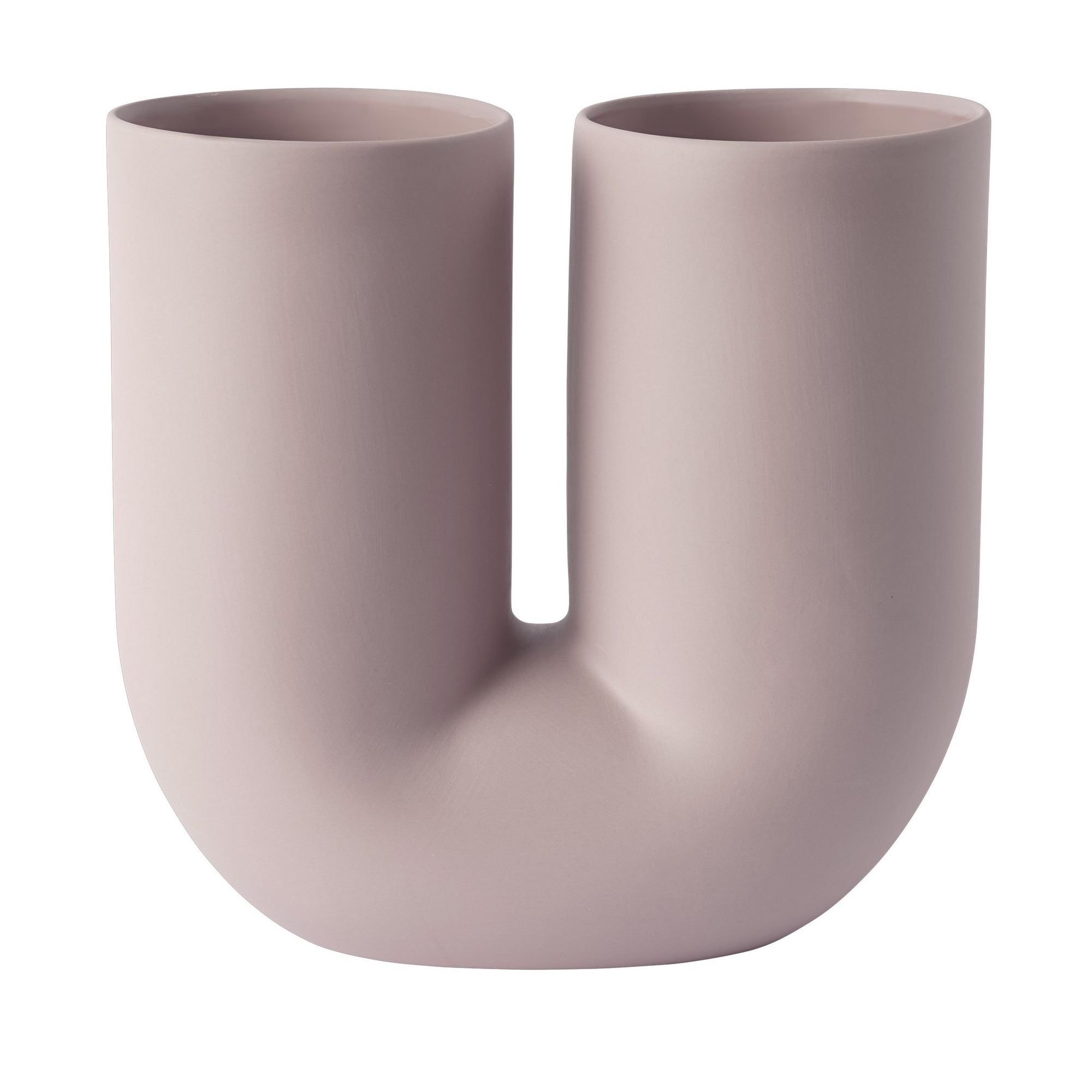 Kink vase – 27,4 x H26,3 cm – Dusty lilac - Muuto