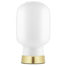 blanc/laiton - lampe de table Amp - Normann Copenhagen