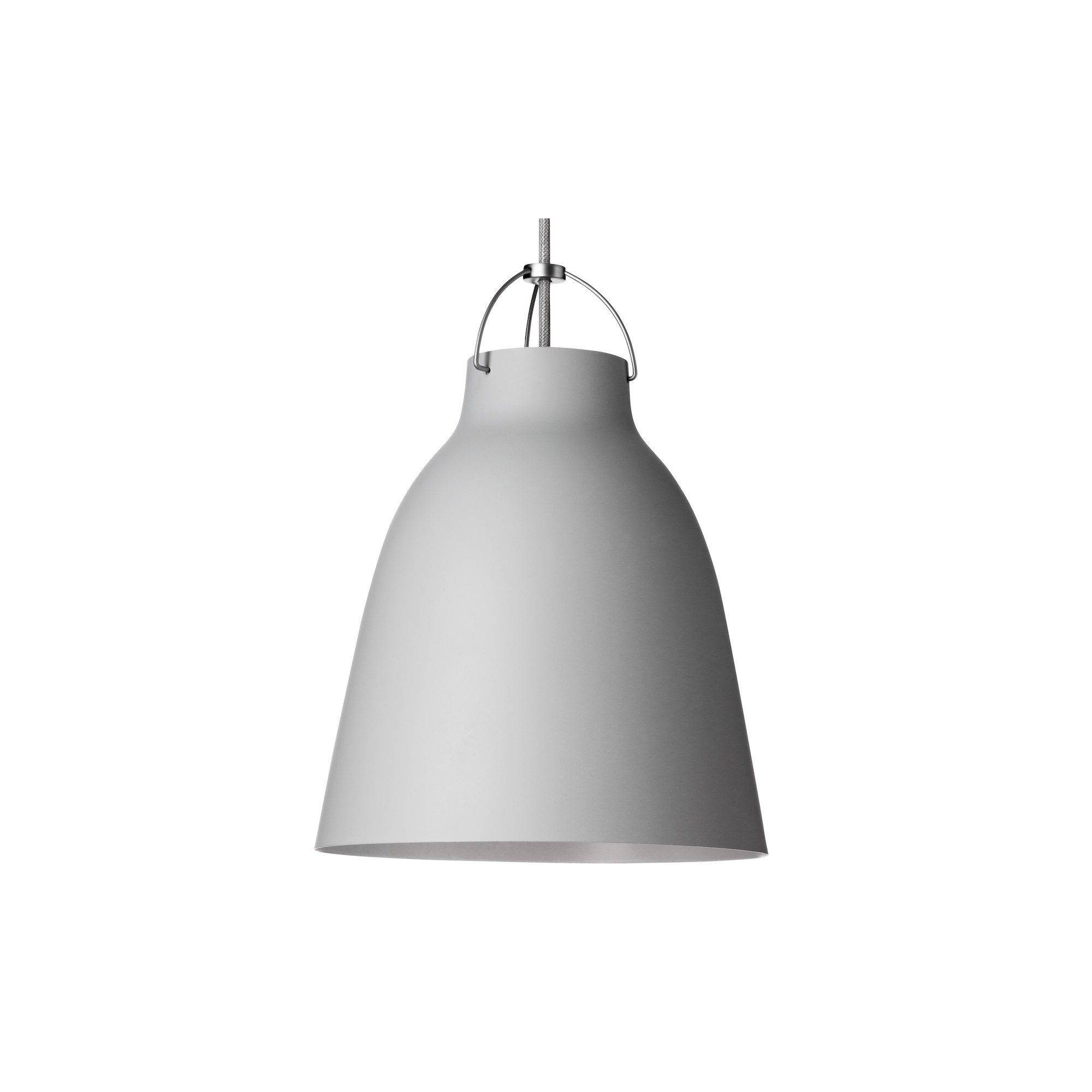 Caravaggio P2 – Matt grey25 + Grey cable - Fritz Hansen