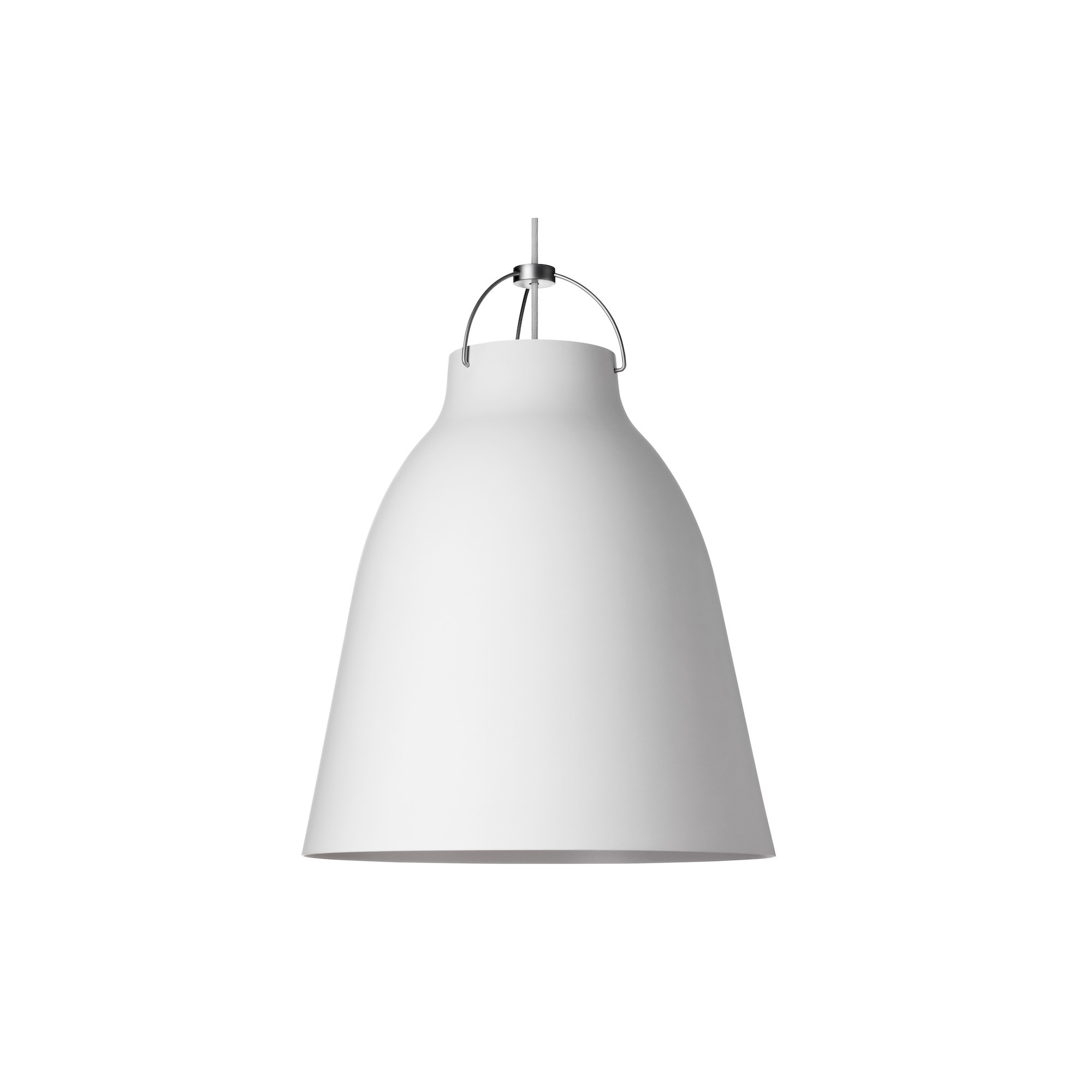 Caravaggio P3 – Matt white + White cable - Fritz Hansen