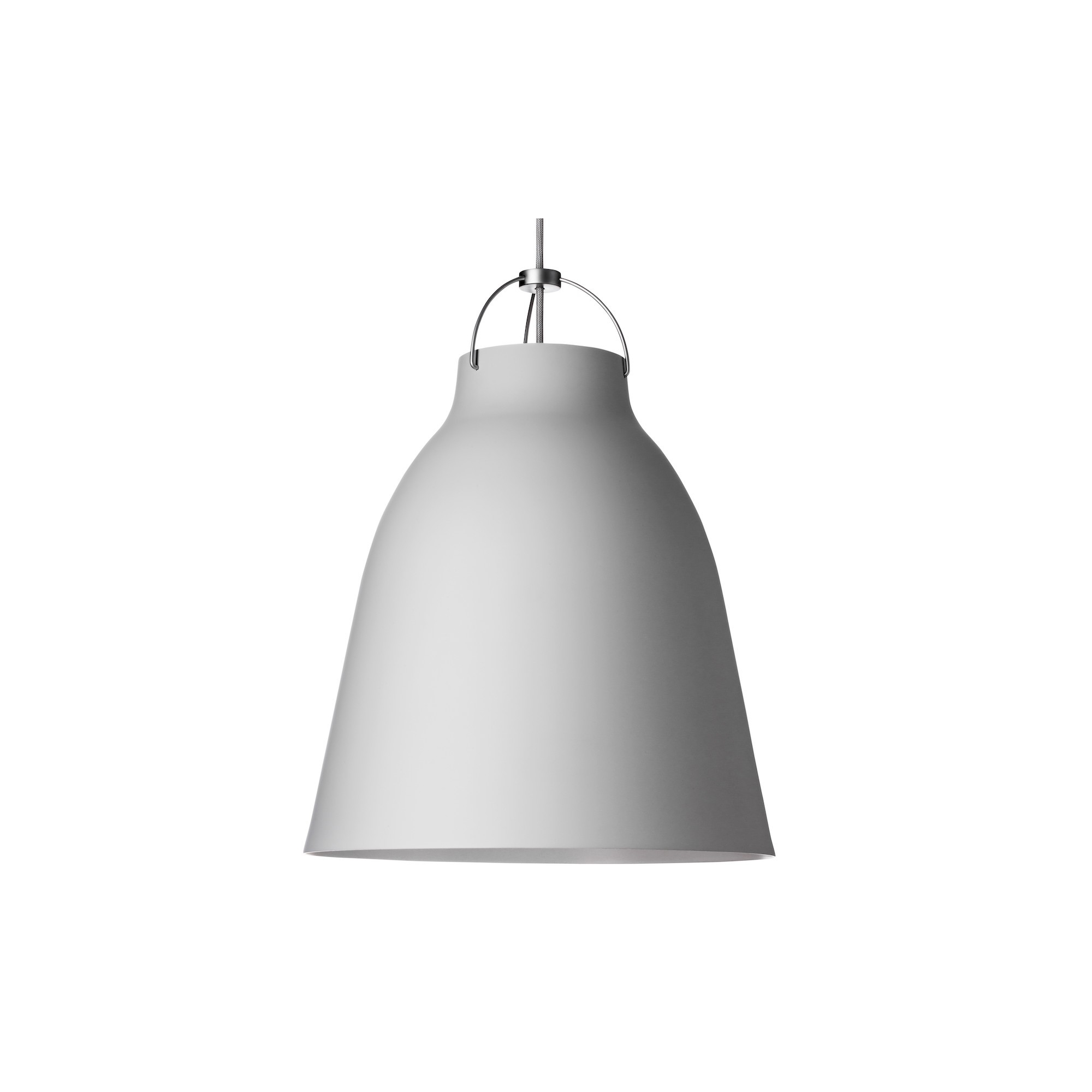 Caravaggio P3 – Matt grey25 + Grey cable - Fritz Hansen