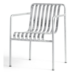 Dining armchair - Palissade galvanised - HAY