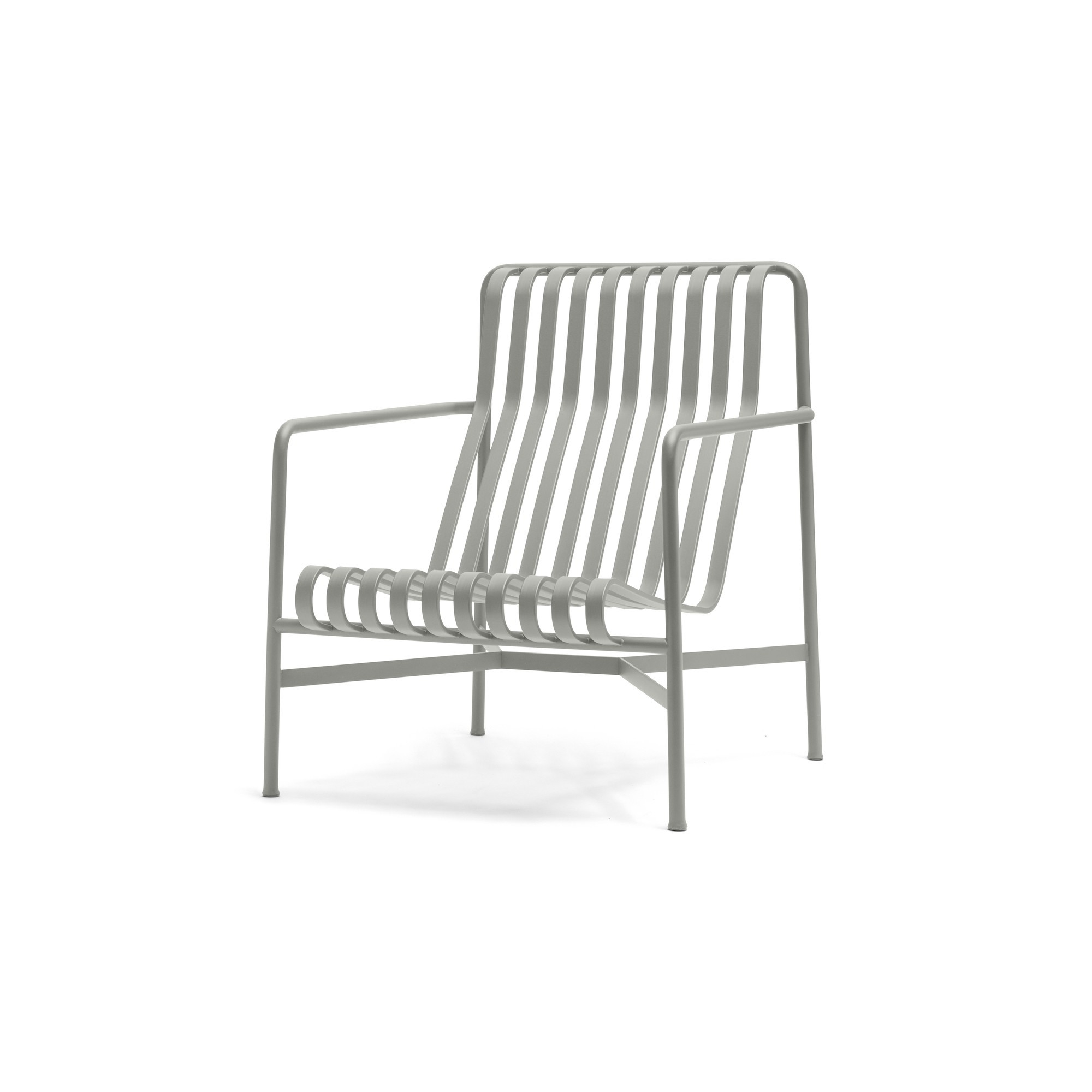 Lounge chair high - Palissade grey - HAY