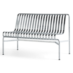 Dining bench without armrest - Palissade galvanised - HAY