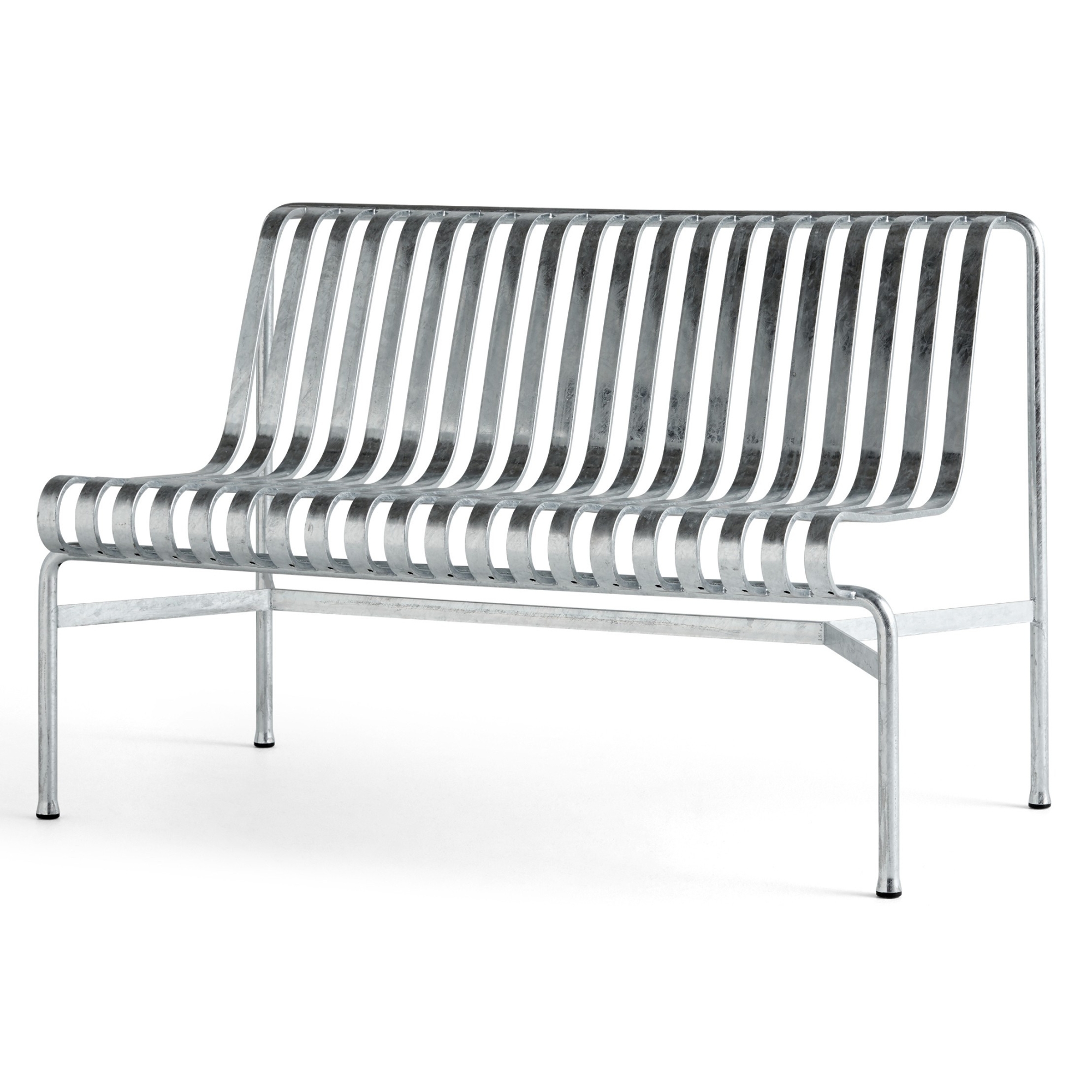 Dining bench without armrest - Palissade galvanised - HAY