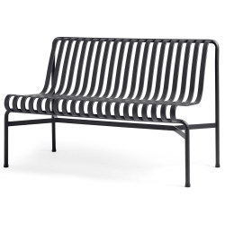 banc de table sans accoudoirs - Palissade anthracite - HAY