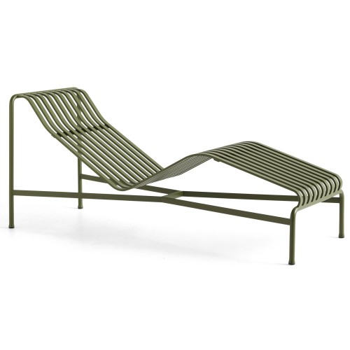 chaise longue - Palissade olive - HAY