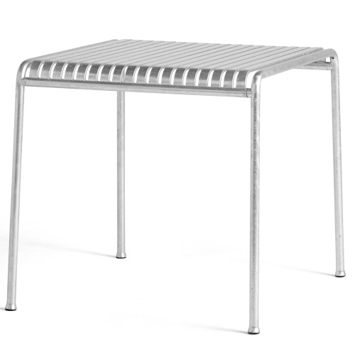 82.5 x 90 cm table - Palissade galvanised - HAY