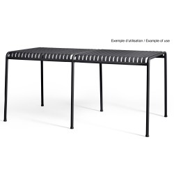 table middle leg - Palissade anthracite - HAY