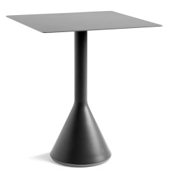 65 x 65 cm cone table - Palissade anthracite - HAY