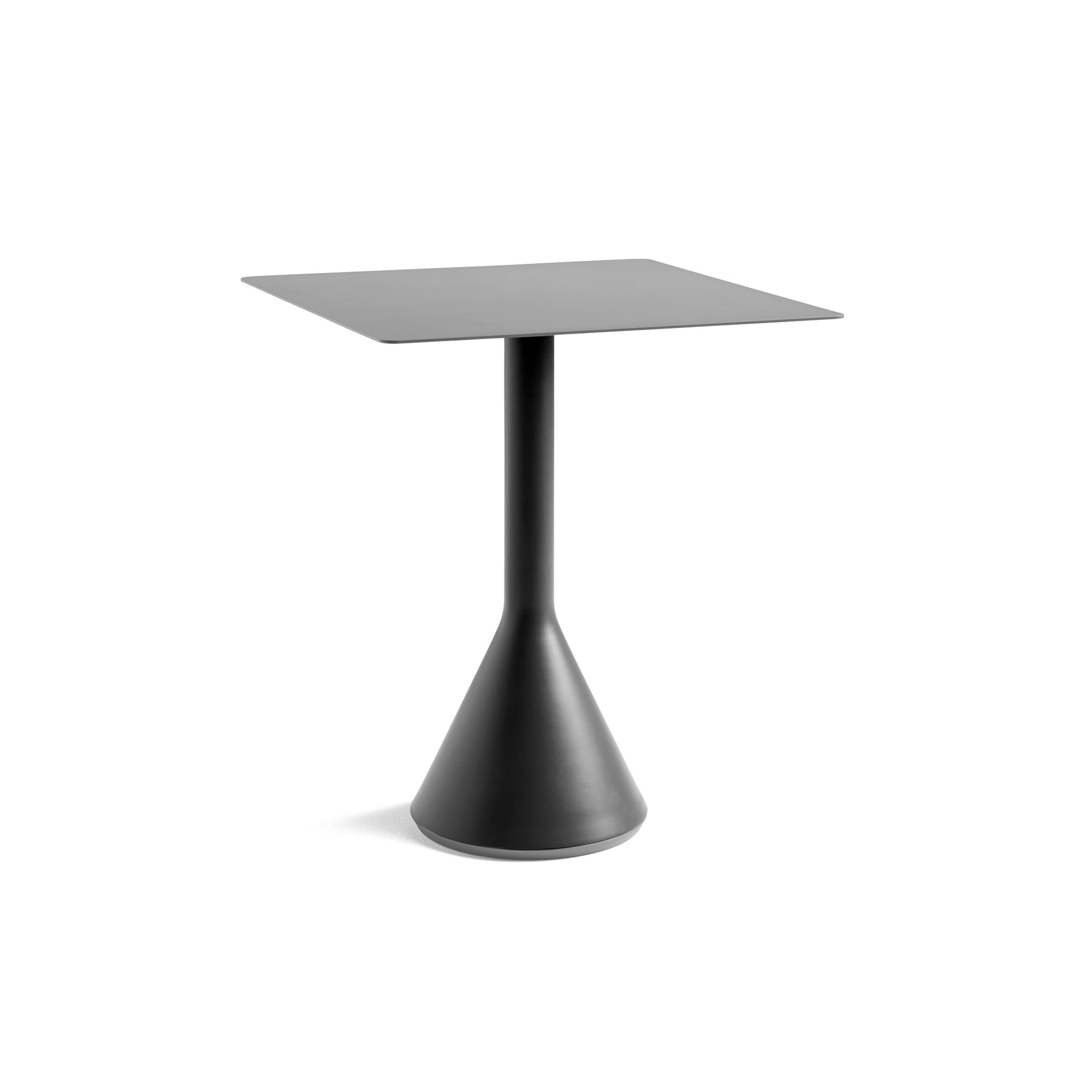 65 x 65 cm cone table - Palissade anthracite - HAY