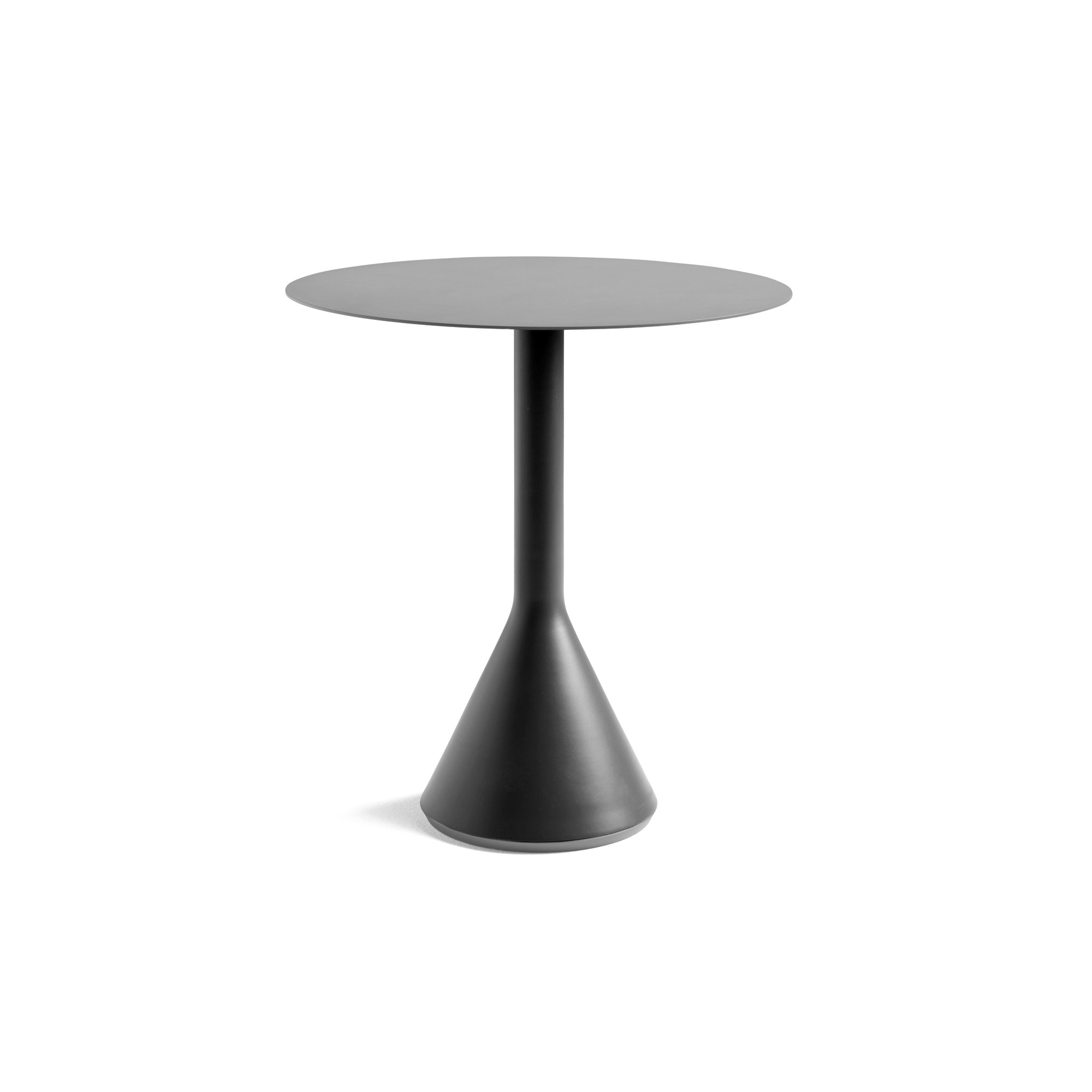 Ø70 cm cone table - Palissade anthracite - HAY