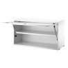 Cabinet flip door - white - W78xD30xH42 cm