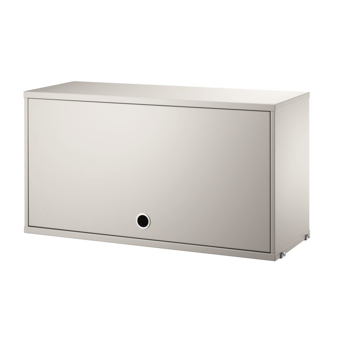 Cabinet porte flip - beige - L78xP30xH42 cm - String Furniture