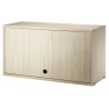 Cabinet flip door - ash - W78xD30xH42 cm - String Furniture