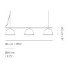 Muuto – Suspension Ambit Rail, blanc