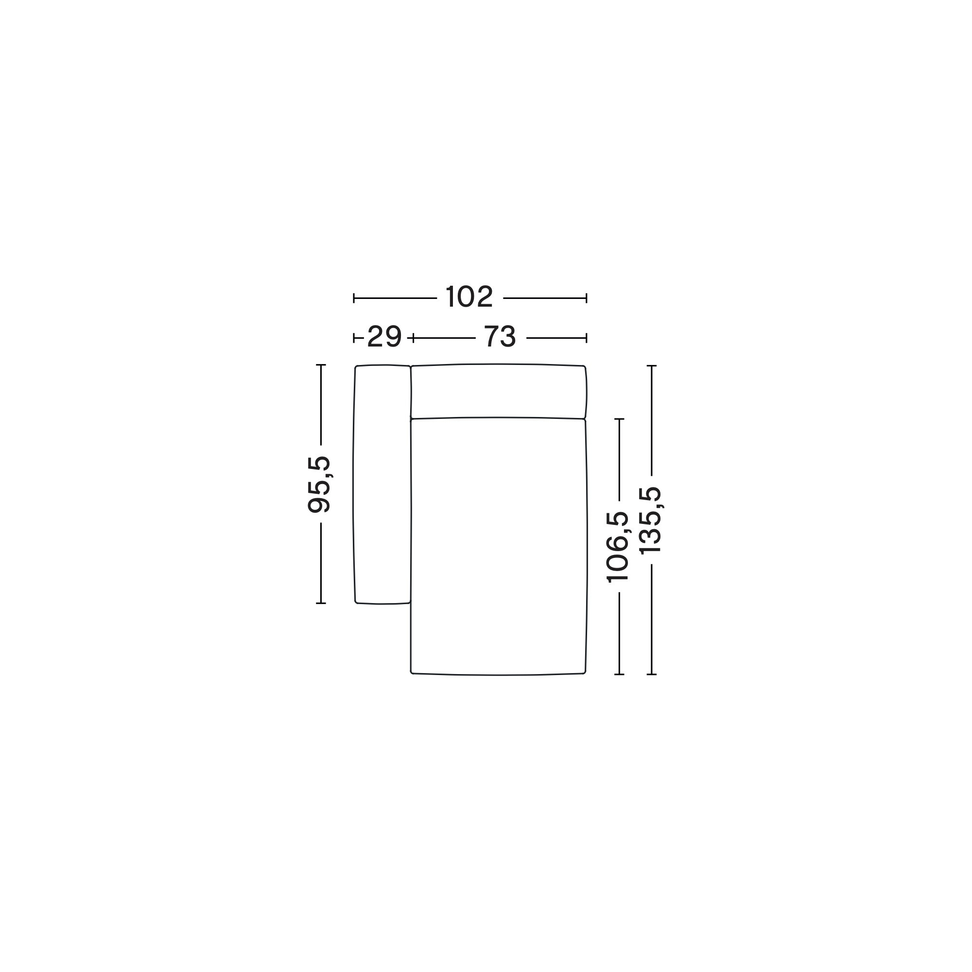 S8162 – Mags Soft - canapé modulable HAY