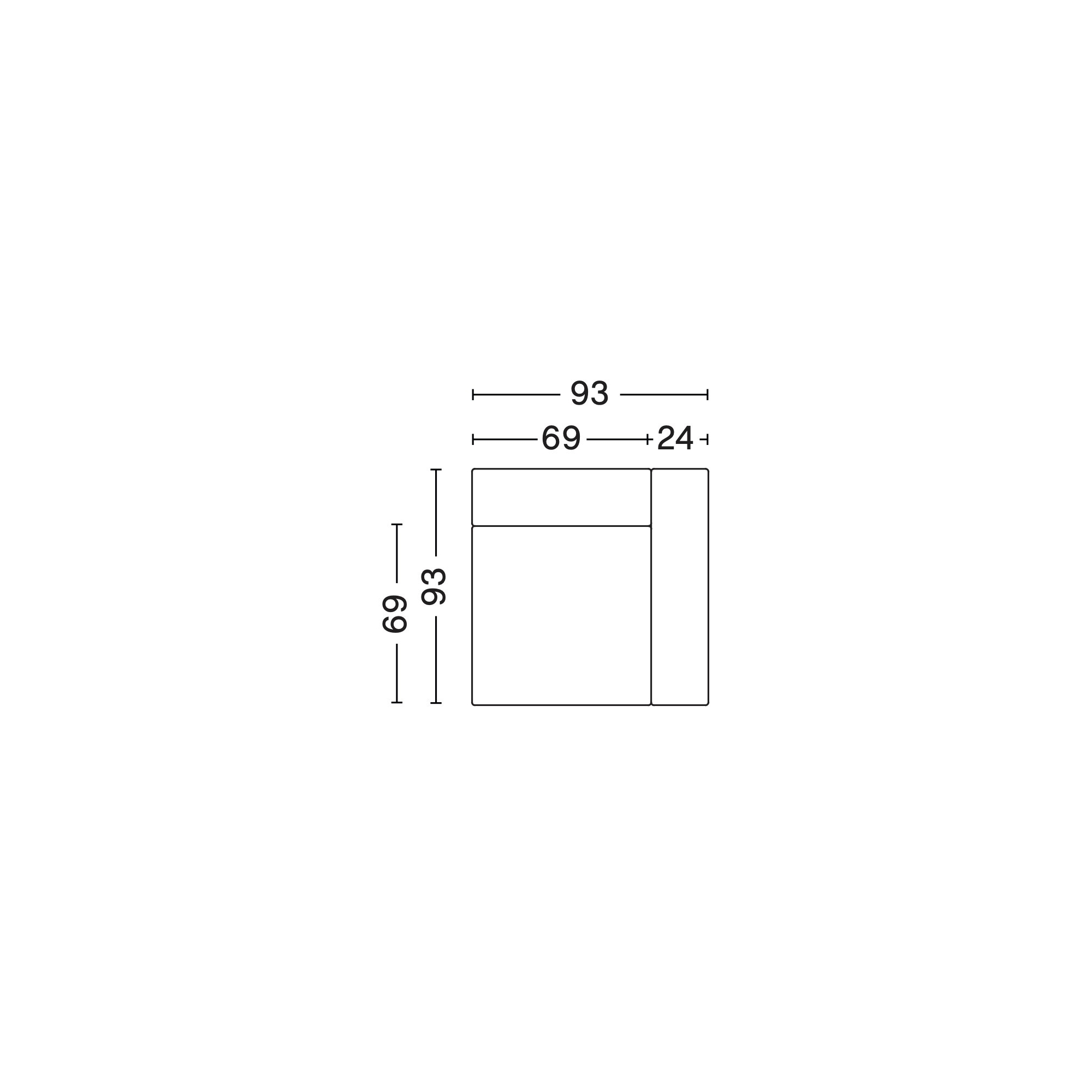 1861 – Mags / Mags Low Armrest - canapé modulable HAY