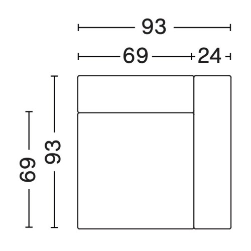 1861 – Mags / Mags Low Armrest - HAY modular sofa