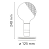 Lampadina - black (F3300000) - Flos