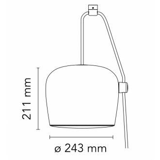 suspension Aim – blanc – Flos (F0090009)