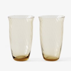 2 Glasses Collect 165ml Amber – SC60 - &Tradition