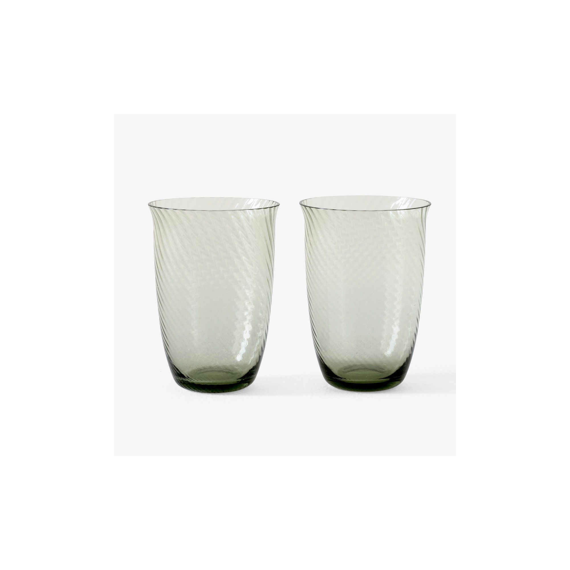 2 Glasses Collect 400ml Moss – SC61 - &Tradition