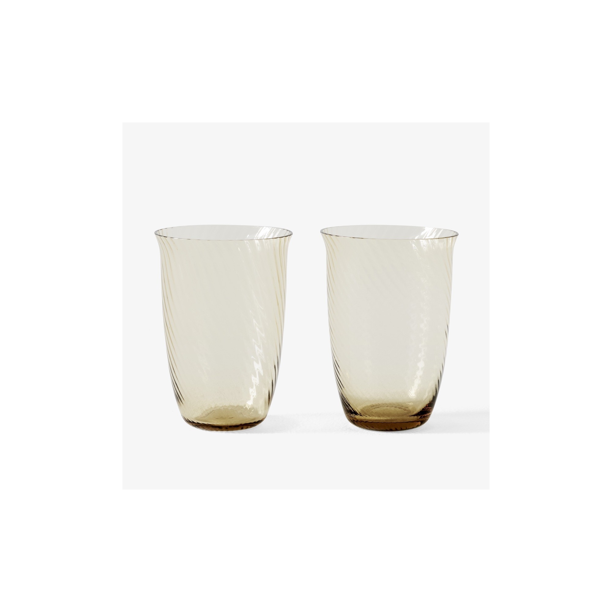 2 Glasses Collect 400ml Amber – SC61 - &Tradition