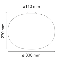 plafonnier Glo-Ball C1 - Ø33 x H27cm (F3023000) - Flos