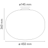 plafonnier Glo-Ball C2 - Ø45 x H36cm (F3028000) - Flos