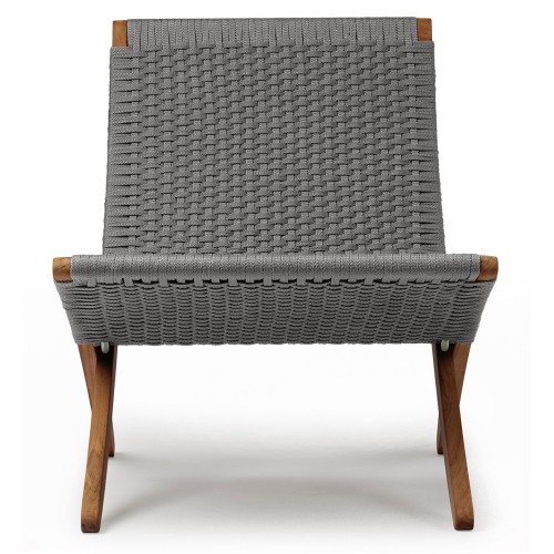 Charcoal - Cuba chair MG501 - outdoor version - Carl Hansen & Søn