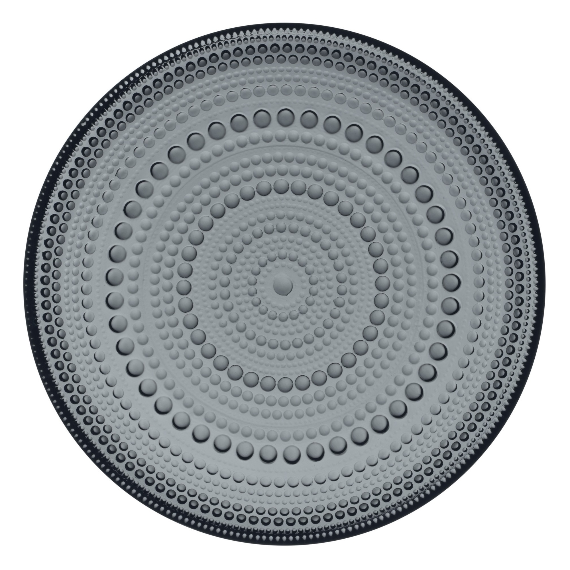 assiette Kastehelmi - Ø170mm - gris foncé - 1057143 - Iittala