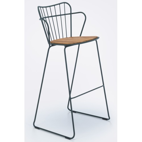 Paon bar stool – pine green (11) – Houe