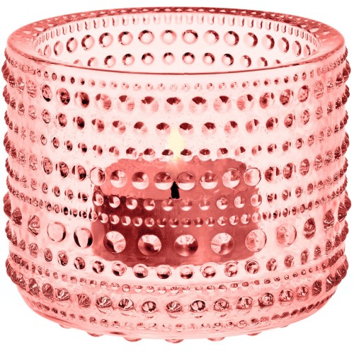 bougeoir Kastehelmi - rose saumon - 1007715 - Iittala