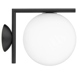 black - F012H00C030 - IC Outdoor W1 wall lamp - Flos