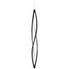 vertical pendant In the Wind - black - Nemo lighting