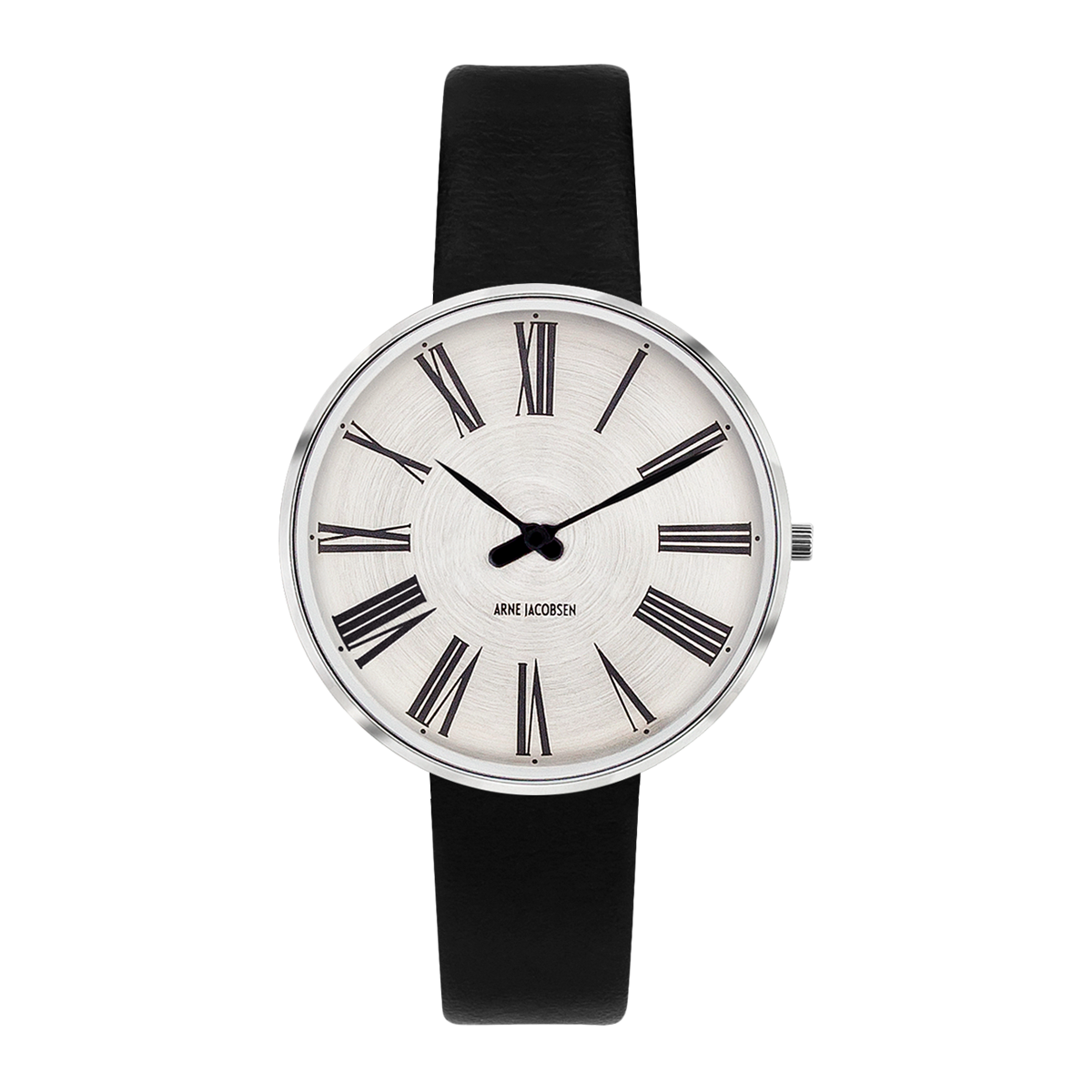 Montre Roman Sunray - Ø34mm - acier inox, cuir noir