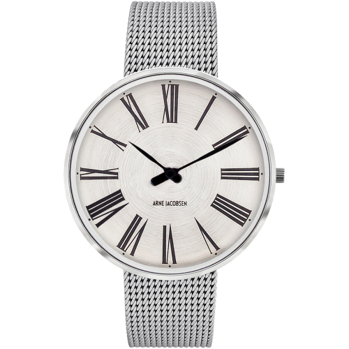 Roman Sunray watch - Ø34 or Ø40mm - stainless steel, silver mesh