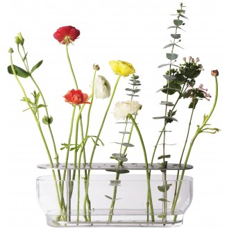 Acier inoxydable – Vase Ikebana Long