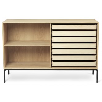 72,5 x 112 x 36 cm + 1 shelf + 7 drawers (FK632110F + 1 FK633021 + 7 FK634021)